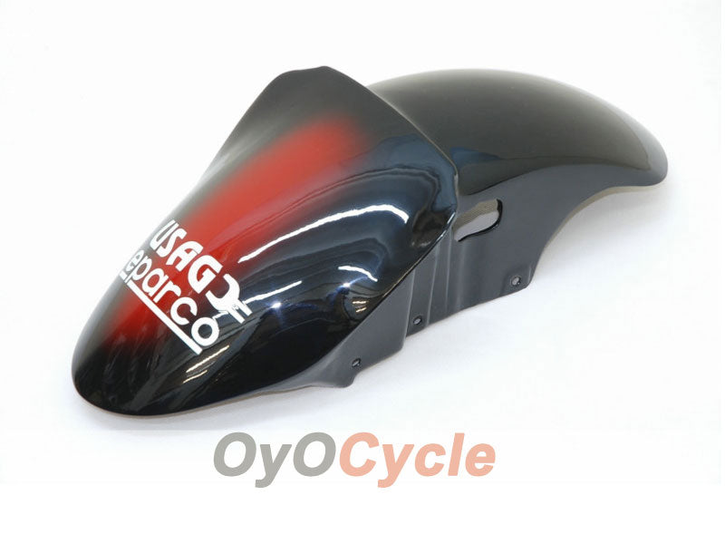 Kit de carénage à injection pour NINJA ZX-6R 00-02 - Rouge, noir - Play Station #OYO87901741