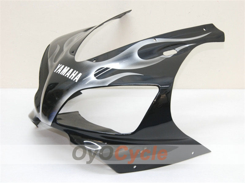 Kit de carénage à injection pour YZF-R1 98-99 - Noir, Argent - Flame #OYO87900739