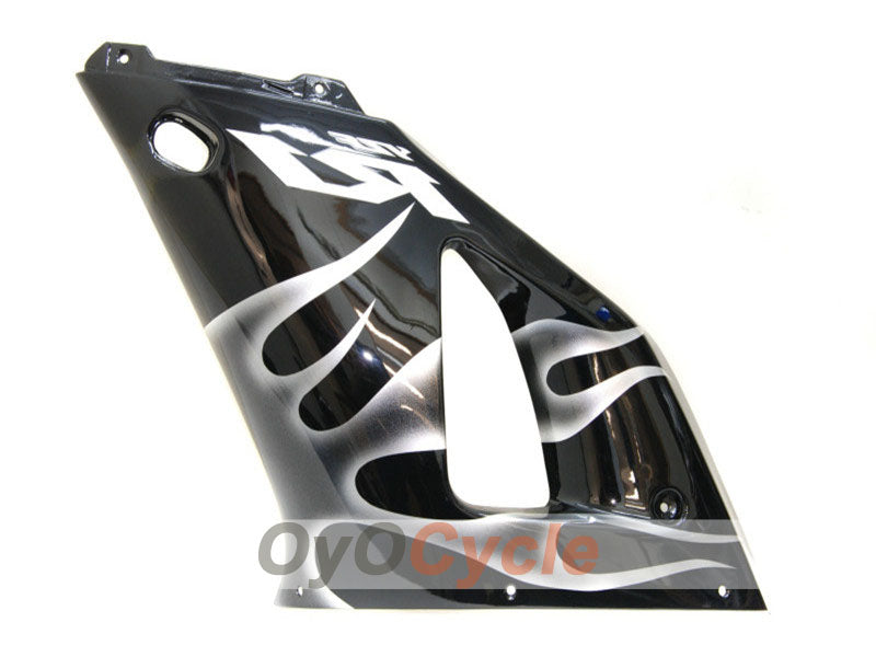 Kit de carénage à injection pour YZF-R1 98-99 - Noir, Argent - Flame #OYO87900739