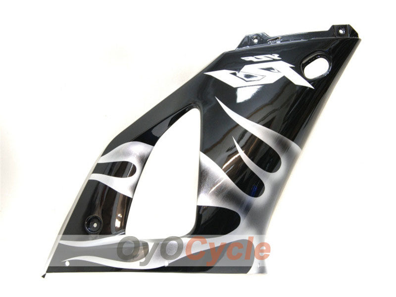 Kit de carénage à injection pour YZF-R1 98-99 - Noir, Argent - Flame #OYO87900739