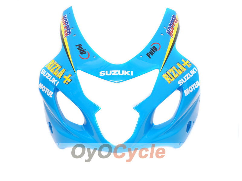 Kit de carénage à injection pour GSX R750 04-05 - Jaune, Bleu - Rizla+ #OYO87901230