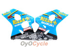 Kit de carénage à injection pour GSX R750 04-05 - Jaune, Bleu - Rizla+ #OYO87901230