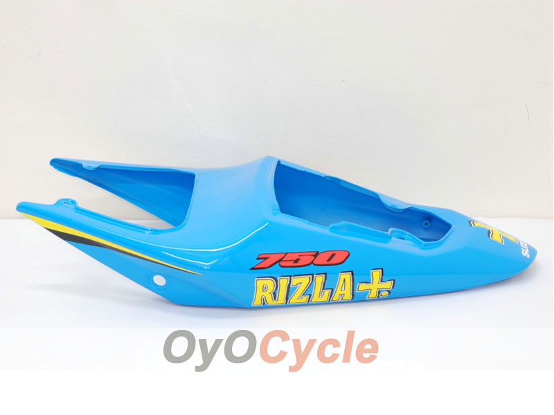 Kit de carénage à injection pour GSX R750 04-05 - Jaune, Bleu - Rizla+ #OYO87901230