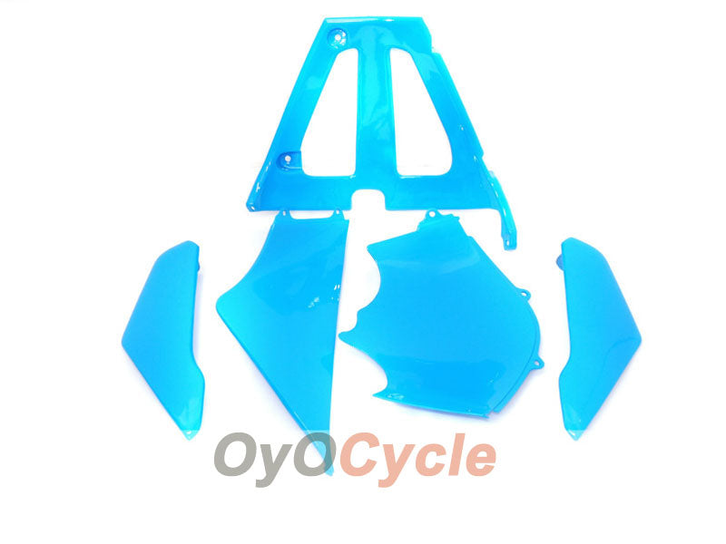 Kit de carénage à injection pour GSX R750 04-05 - Jaune, Bleu - Rizla+ #OYO87901230