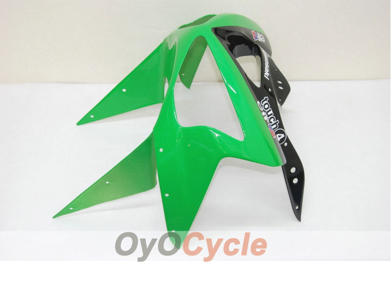 Kit de carénage à injection pour NINJA ZX-6R 03-04 - Vert, Noir - Monster #OYO87901807