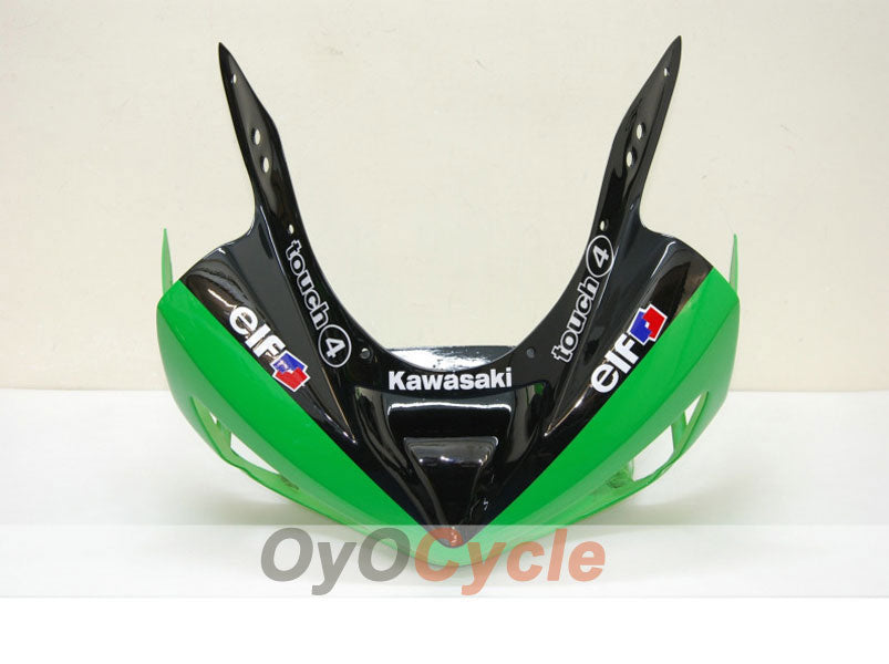Kit de carénage à injection pour NINJA ZX-6R 03-04 - Vert, Noir - Monster #OYO87901807