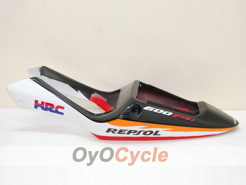 Kit de carénage à injection pour CBR600F4i 01-03 - Orange, noir - MICHELIN, Repsol #OYO87900190