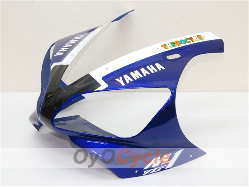 Kit de carénages injectés pour YZF-R1 00-01 - Bleu, blanc - FIAT, MOTUL #OYO87900761