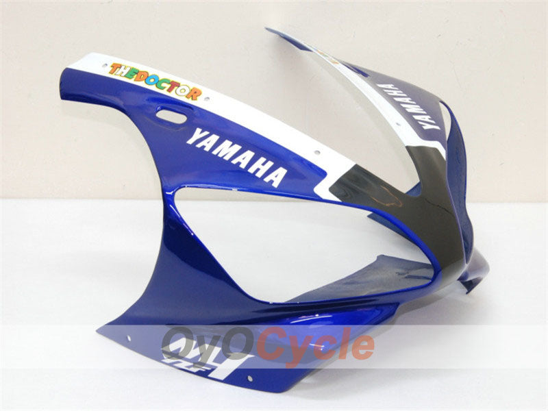 Kit de carénages injectés pour YZF-R1 00-01 - Bleu, blanc - FIAT, MOTUL #OYO87900761