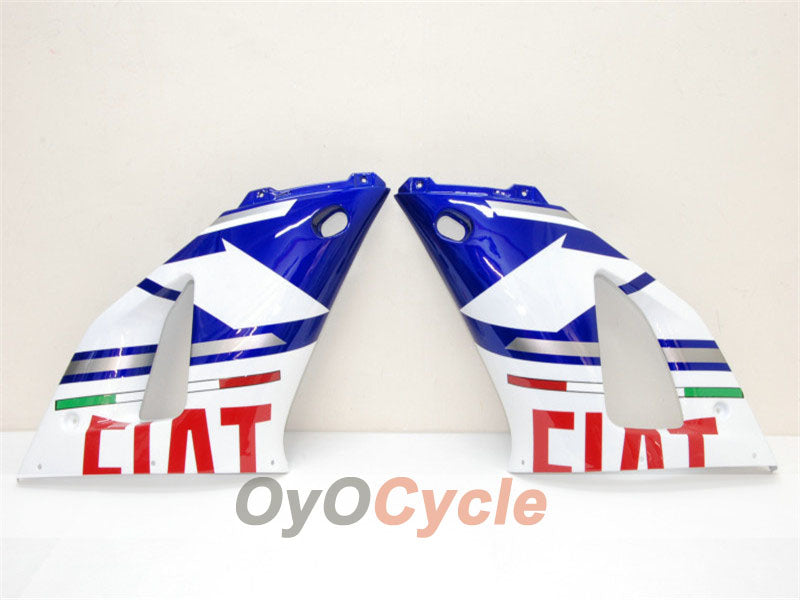 Kit de carénages injectés pour YZF-R1 00-01 - Bleu, blanc - FIAT, MOTUL #OYO87900761