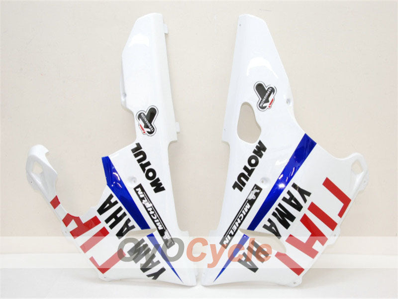Kit de carénages injectés pour YZF-R1 00-01 - Bleu, blanc - FIAT, MOTUL #OYO87900761