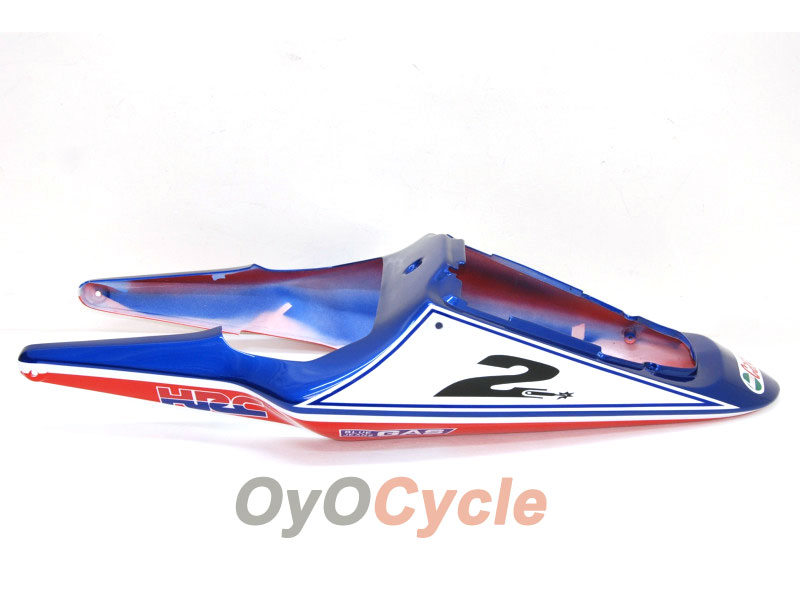 Kit de carénage injecté pour CBR900RR 954 de 02-03 - Rouge, bleu - Castrol #OYO87902700