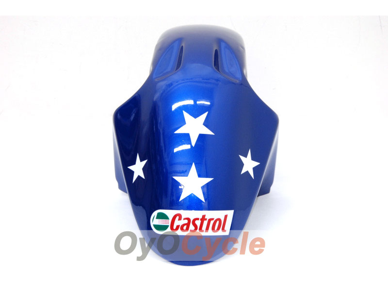 Kit de carénage injecté pour CBR900RR 954 de 02-03 - Rouge, bleu - Castrol #OYO87902700