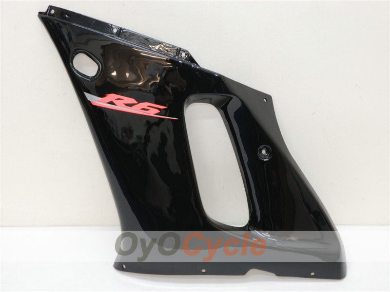 Kit de carénages à injection pour YZF-R6 98-02 - Noir - Style usine #OYO87900996