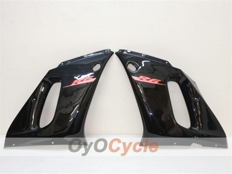 Kit de carénages à injection pour YZF-R6 98-02 - Noir - Style usine #OYO87900996