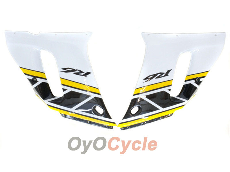 Kit de carénage d'injection pour YZF-R6 98-02 - Jaune, blanc - Style d'origine #OYO87900997