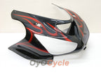Kit de carénages injectés pour NINJA ZX-6R 05-06 - Rouge, Noir - Flame #OYO87901865