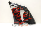 Kit de carénages injectés pour NINJA ZX-6R 05-06 - Rouge, Noir - Flame #OYO87901865
