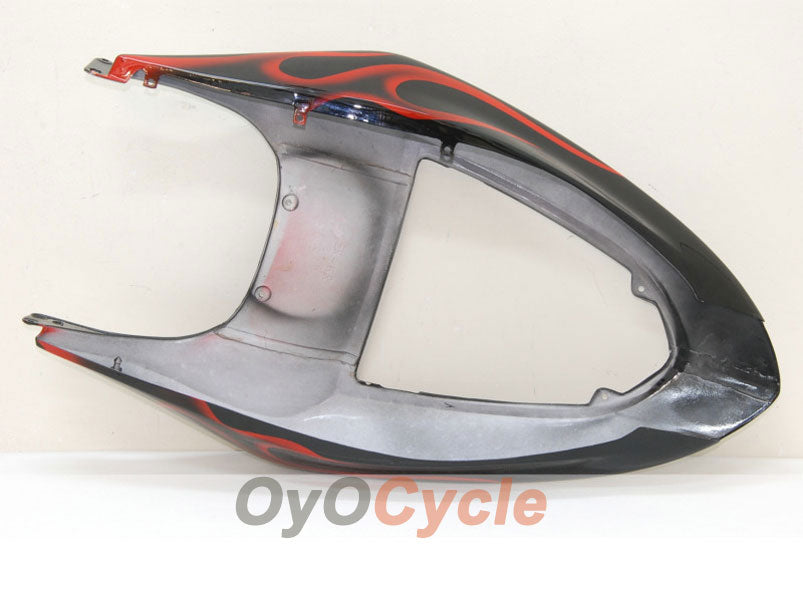 Kit de carénages injectés pour NINJA ZX-6R 05-06 - Rouge, Noir - Flame #OYO87901865