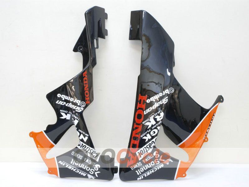 Kit de carénage injecté pour CBR900RR 929 de 00-01 - Orange, noir - HM Plant #OYO87902703
