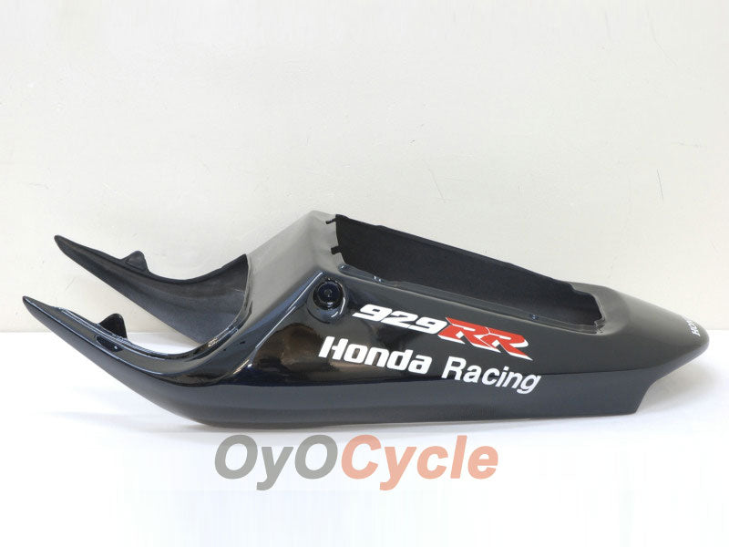 Kit de carénage injecté pour CBR900RR 929 de 00-01 - Orange, noir - HM Plant #OYO87902703
