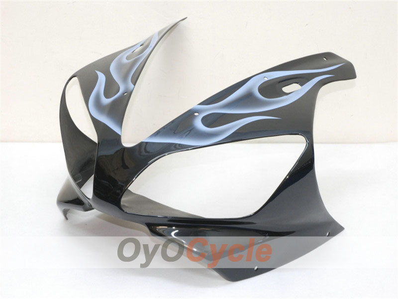 Kit de carénages injectés pour YZF-R1 00-01 - Blanc, noir - Flamme #OYO87900764