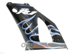 Kit de carénages injectés pour YZF-R1 00-01 - Blanc, noir - Flamme #OYO87900764