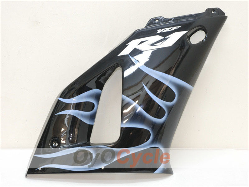 Kit de carénages injectés pour YZF-R1 00-01 - Blanc, noir - Flamme #OYO87900764