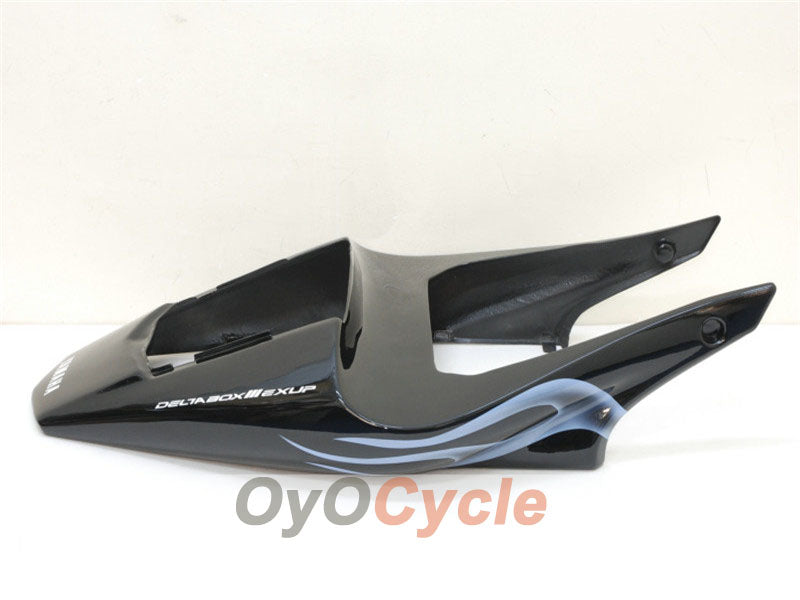 Kit de carénages injectés pour YZF-R1 00-01 - Blanc, noir - Flamme #OYO87900764