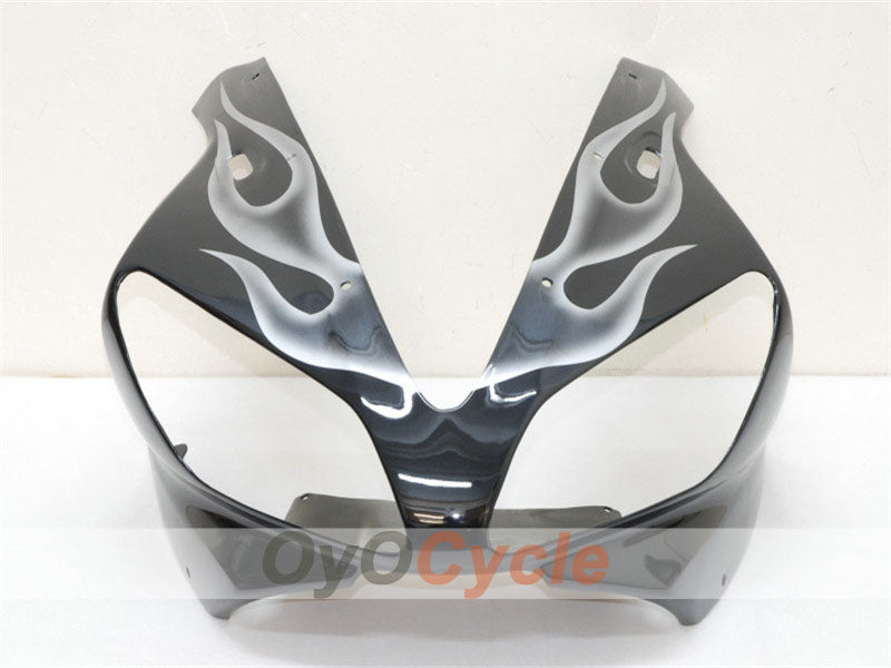 Kit de carénages injectés pour YZF-R1 00-01 - Blanc, noir - Flamme #OYO87900763