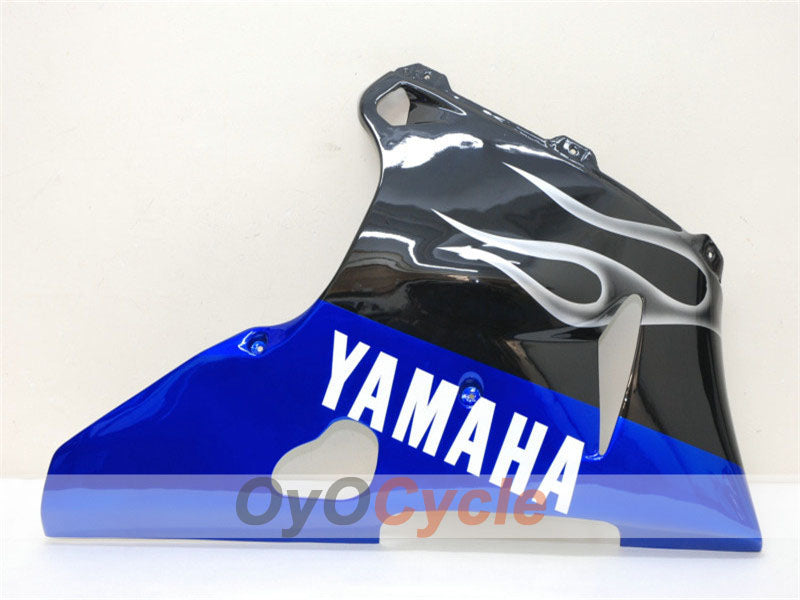 Kit de carénages injectés pour YZF-R1 00-01 - Blanc, noir - Flamme #OYO87900763