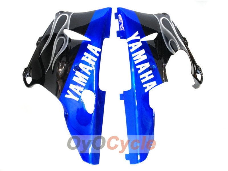 Kit de carénages injectés pour YZF-R1 00-01 - Blanc, noir - Flamme #OYO87900763