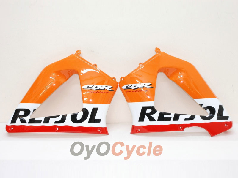 Kit de carénage à injection pour CBR900RR 929 00-01 - Orange, Noir - MICHELIN, Repsol #OYO87902728