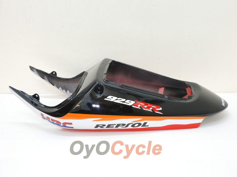Kit de carénage à injection pour CBR900RR 929 00-01 - Orange, Noir - MICHELIN, Repsol #OYO87902728