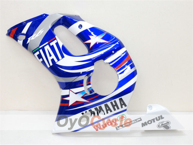Kit de carénages à injection pour YZF-R6 98-02 - Bleu, blanc - FIAT, MOTUL #OYO87900985