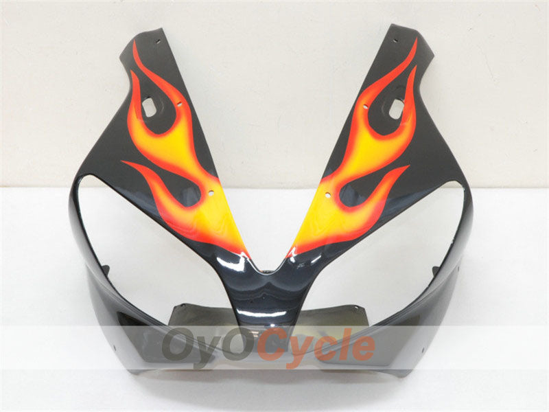 Kit de carénages injectés pour YZF-R1 00-01 - Jaune, noir - Flamme #OYO87900766