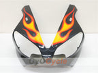 Kit de carénages injectés pour YZF-R1 00-01 - Jaune, noir - Flamme #OYO87900766
