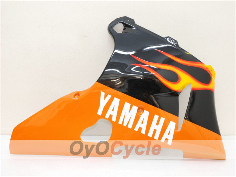 Kit de carénages injectés pour YZF-R1 00-01 - Jaune, noir - Flamme #OYO87900766
