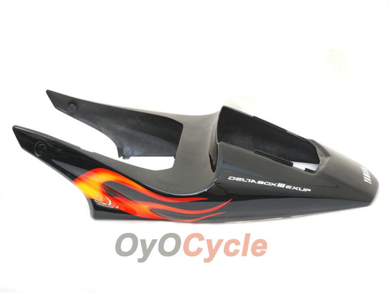 Kit de carénages injectés pour YZF-R1 00-01 - Jaune, noir - Flamme #OYO87900766