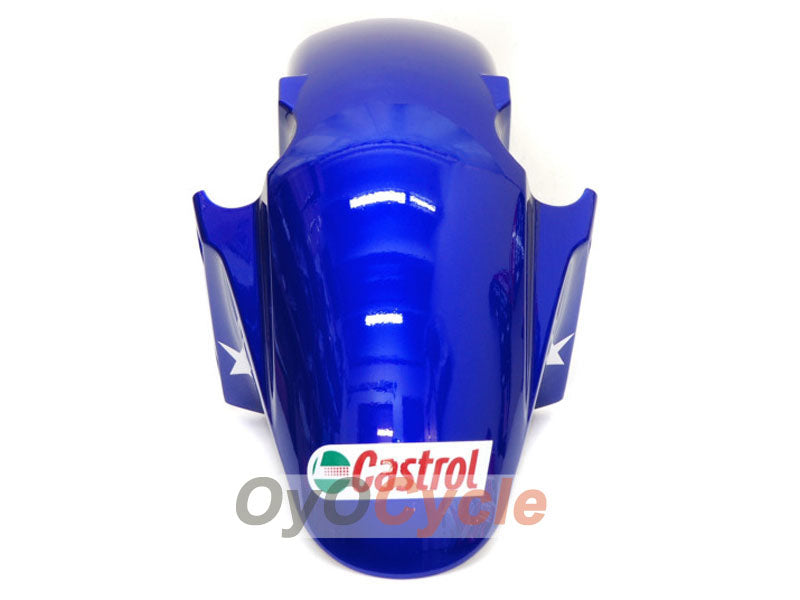 Kit de carénage injecté pour CBR600RR 03-04 - Rouge, Bleu - Castrol #OYO87900222