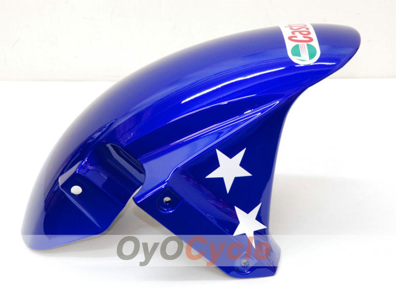 Kit de carénage injecté pour CBR600RR 03-04 - Rouge, Bleu - Castrol #OYO87900222