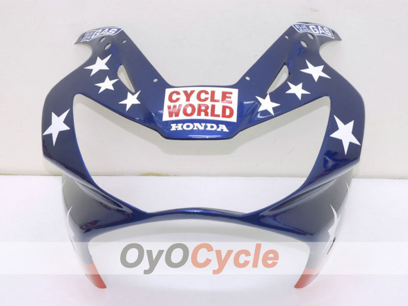 Kit de carénages à injection pour CBR900RR 929 00-01 - Rouge, bleu - Castrol #OYO87902694
