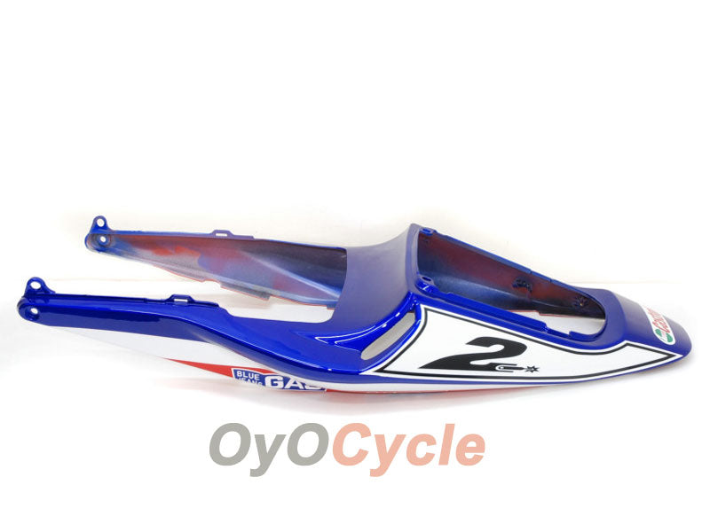 Kit de carénage injecté pour CBR600RR 03-04 - Rouge, Bleu - Castrol #OYO87900222