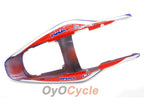 Kit de carénage injecté pour CBR600RR 03-04 - Rouge, Bleu - Castrol #OYO87900222