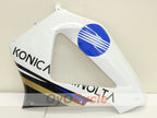 Kit de carénage injecté pour CBR900RR 929 de 00-01 - Blanc, noir - Konica Minolta #OYO87902706