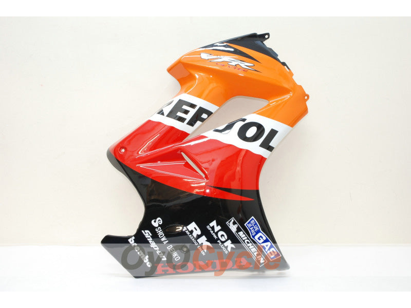Kit de carénage à injection pour VFR800 02-13 - Orange, Noir - Repsol #OYO87902832