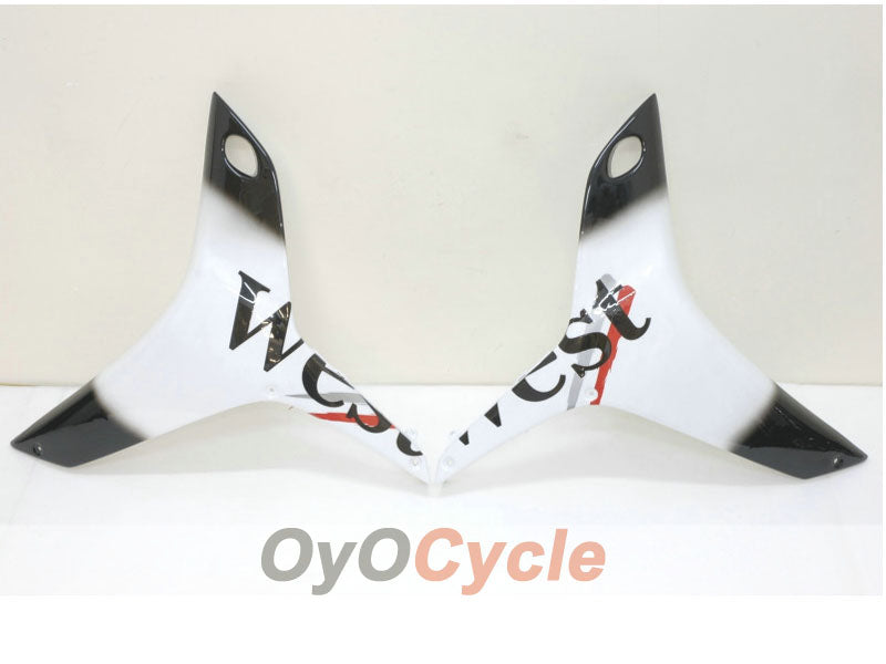 Kit de carénage à injection pour CBR600RR 07-08 - Blanc, Noir - West #OYO87900439