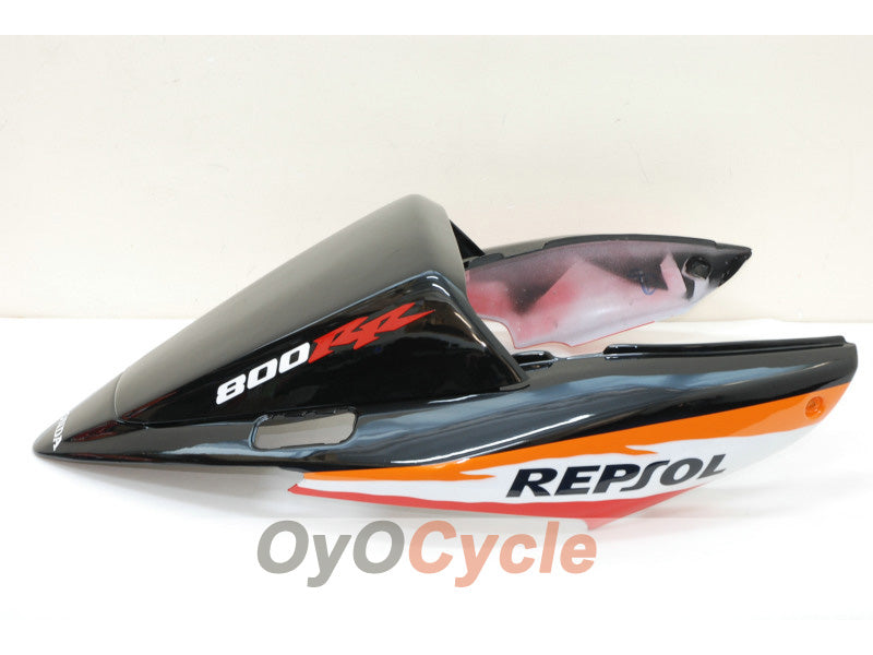 Kit de carénage à injection pour VFR800 02-13 - Rouge, Orange - Repsol #OYO87902833