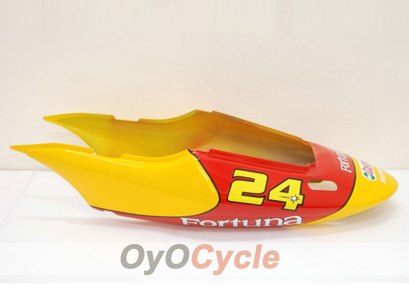 Kit de carénage à injection pour CBR600F4 99-00 - Rouge, Jaune - Castrol #OYO87900112