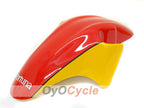 Kit de carénage à injection pour CBR600F4 99-00 - Rouge, Jaune - Castrol #OYO87900112